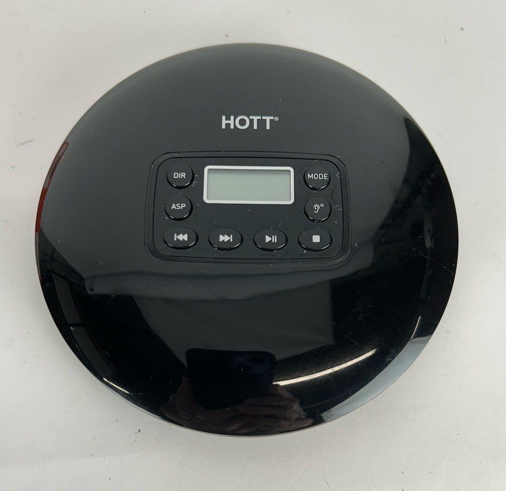 HOTT Model CD711 CD Player Rechargeable Black - NO CHARGER
