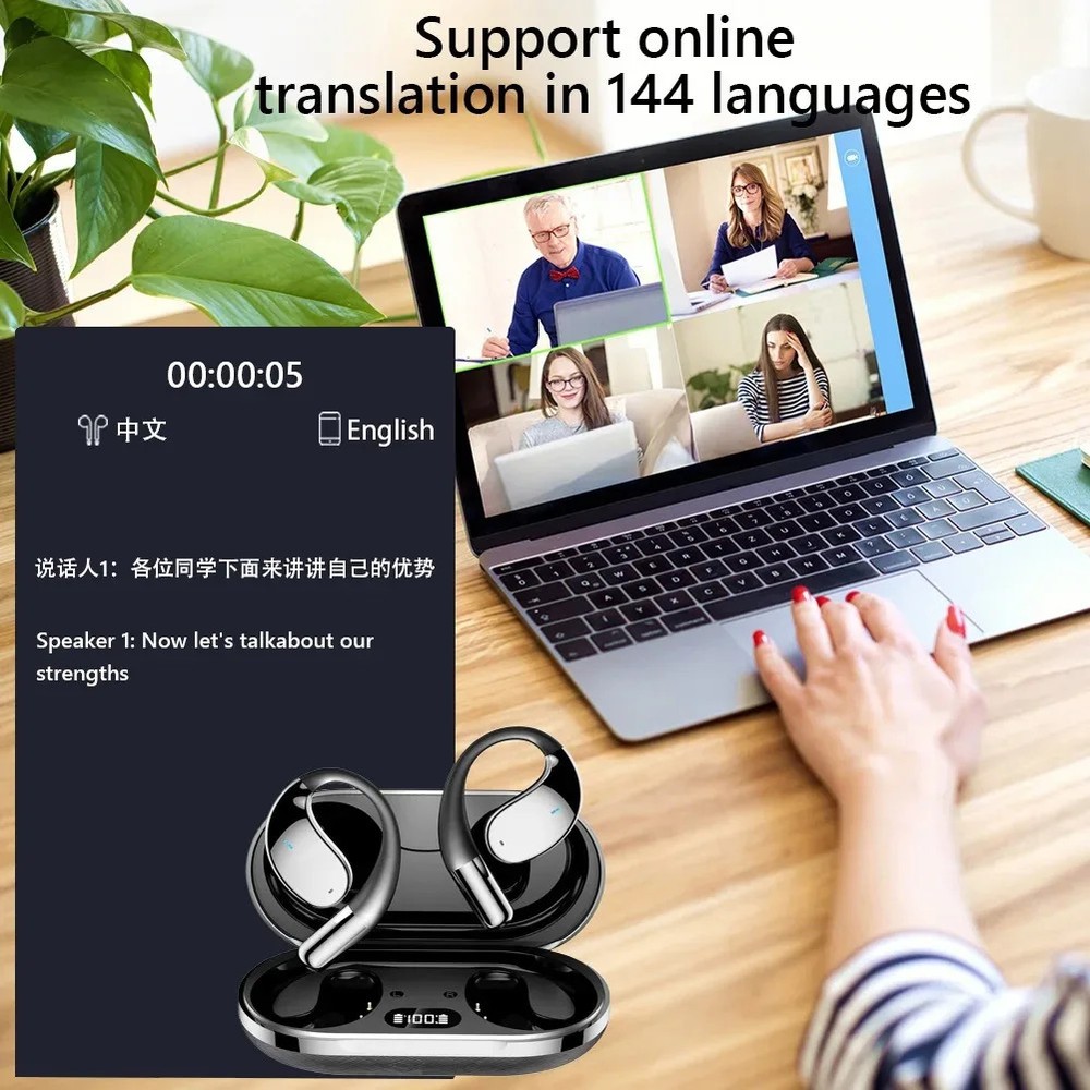 AI Language Translator Device Real-time Smart Instant Voice 150+ Languages