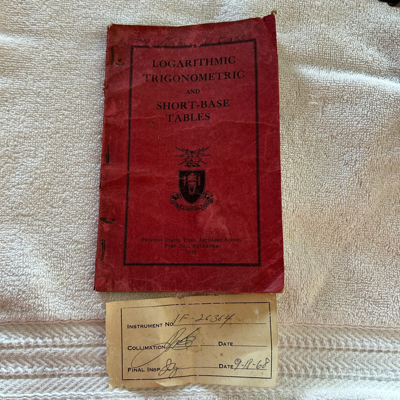 Vintage 1960's USA Craftsman Surveying Transit with Sear Roebuck Wooden Case