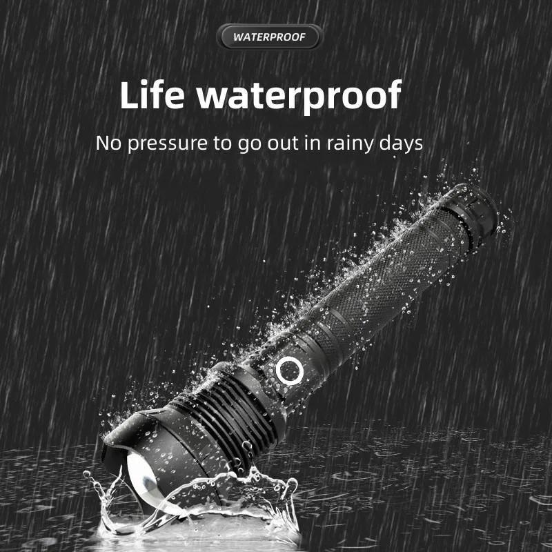 99000000LM Powerful LED Tactical Super Bright Flashlight Rechargeable Work Light