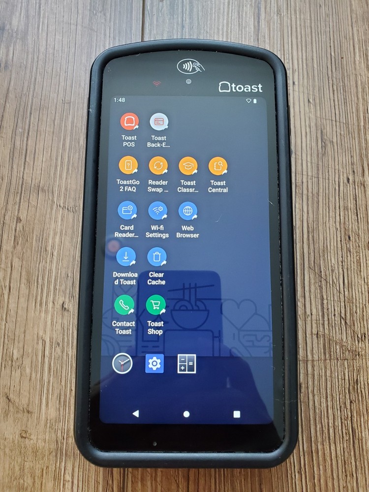 Toast Flex POS Go 2 Handheld Tablet Mobile Computer Device - MPN: TG200