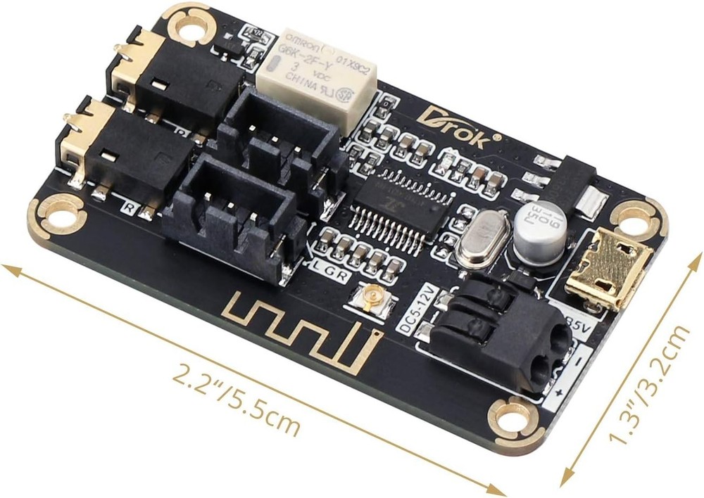 Portable Bluetooth Module for Stereo DIY Projects - Dual Audio Channels