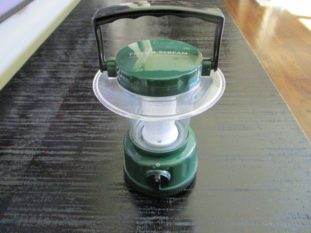 Field & Stream Vintage Small Handle Tent Light ~ Battery Powered ~ VGUC