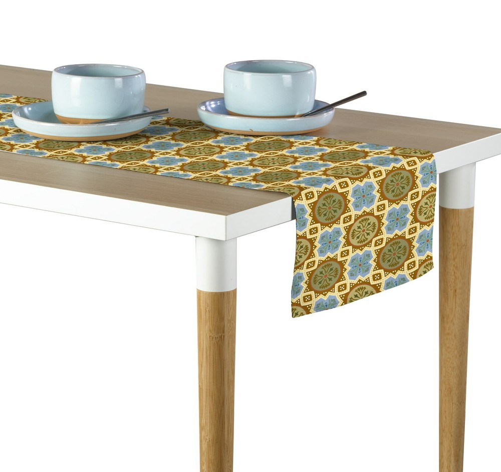 Medallion Mosaic Table Runners - 12"x72" or 14"x108"