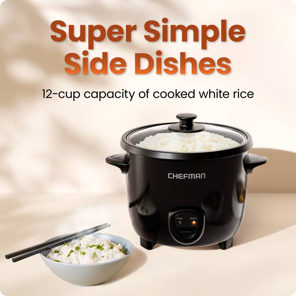 Chefman 12 Cup Rice Cooker