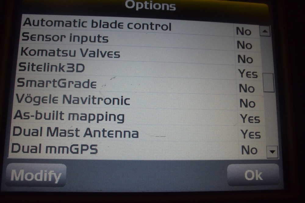 Topcon SmartGrade Control Panel Model GX-55 WITH OPTIONS #041