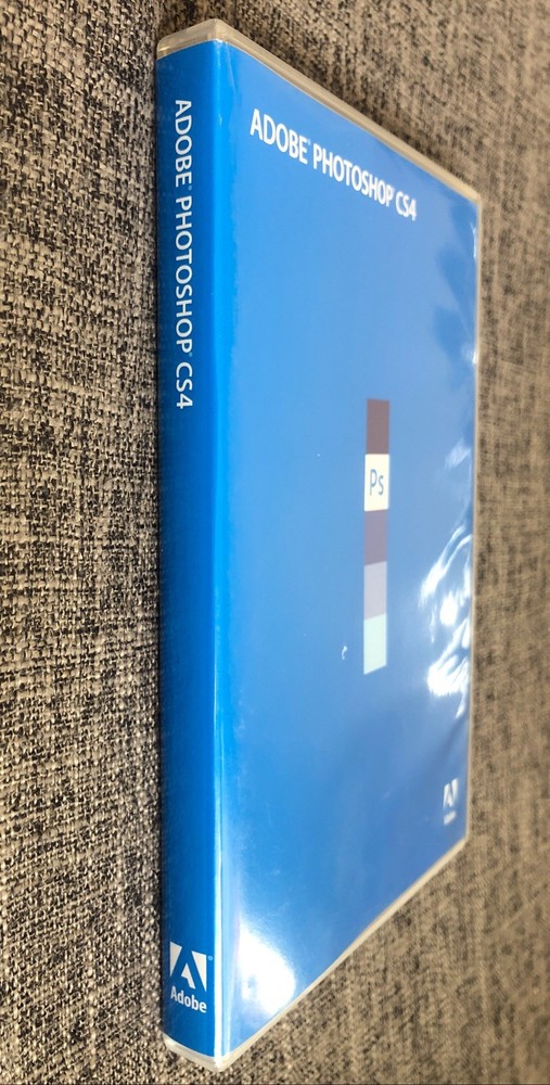 Adobe Photoshop CS4 Extended For Windows Retail Version 2 Disc w/ Serial Number