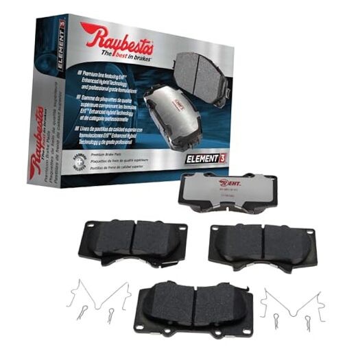 Element3 EHT Automotive Replacement Front Brake Pad Set for Selected Lexus
