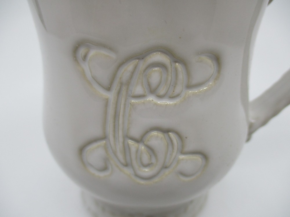 SKYROS LEGADO PEBBLE MUG -Monogram C - 5" -0809B