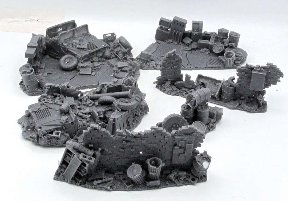 Bantam Alley Scenery I Core Box (Unpainted) Post-Apocalyptic Terrain StudioLevel