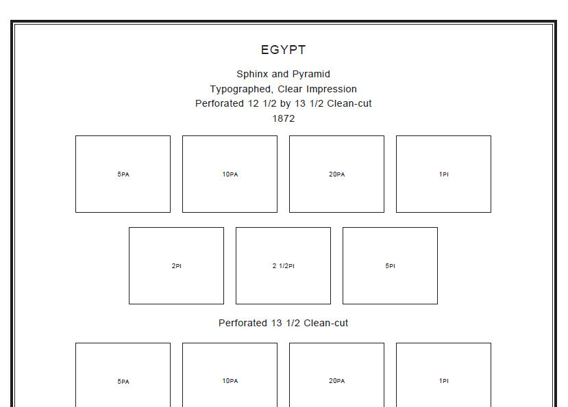 PRINTED EGYPT 1866-2010 + 2011-2020 STAMP ALBUM PAGES (342 pages)