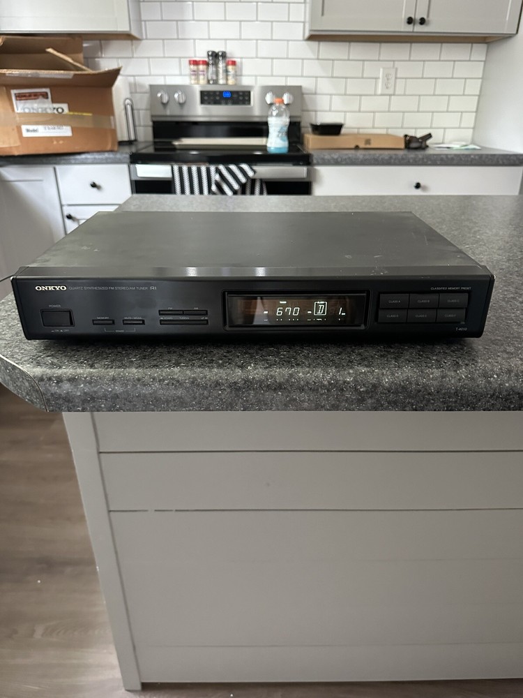 Onkyo T-4010 FM AM Radio Tuner Stereo