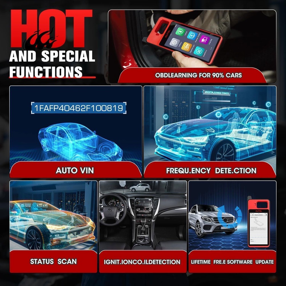 2025 Autel MaxiIM KM100 KM100E Key Fob Programming Tool Programmer Immobilizer