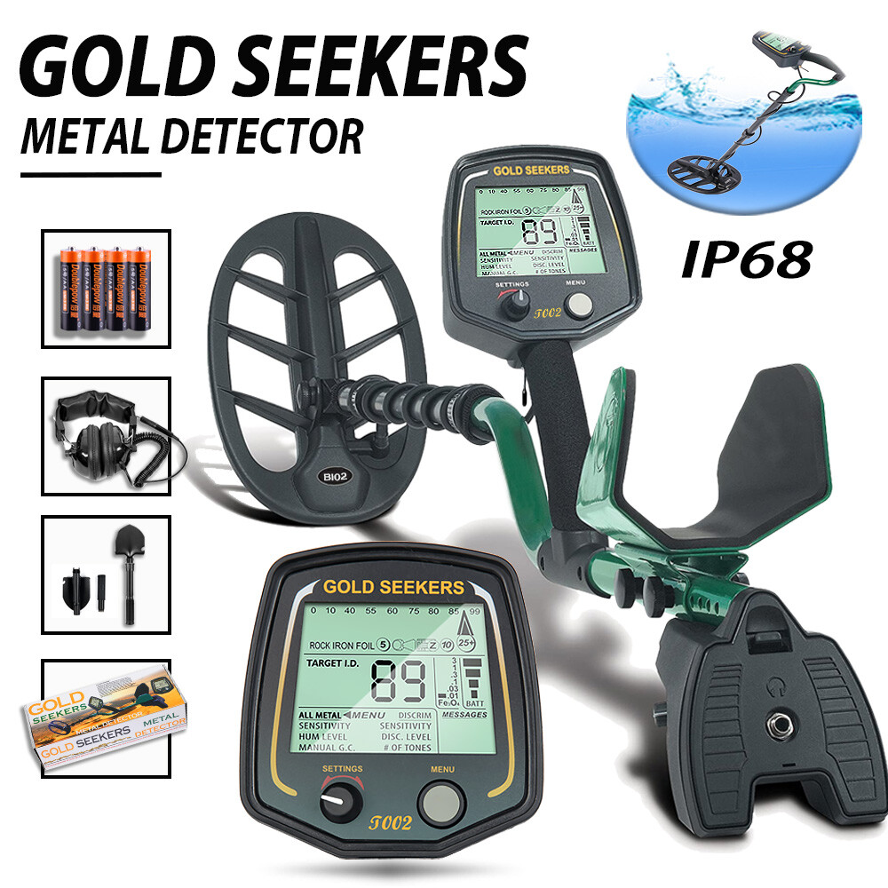 Deep Ground Metal Detector with 8.5" x 11" PROformance Search Coil and Extras