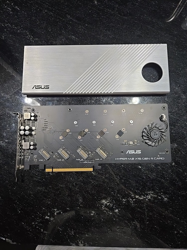 ASUS Hyper M.2 x16 Gen 4 Interface Cards/Adapter Internal