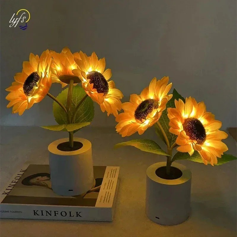 Decorative Sunflower Light | Rechargeable LED 🌻