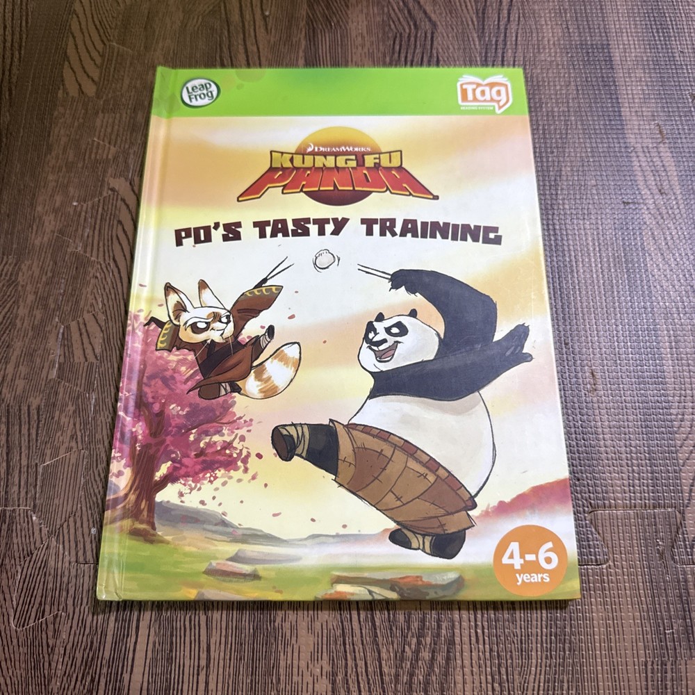LeapFrog Tag + LeapReader  book — KUNG FU PANDA: PO’S TASTY TRAINING 🐼