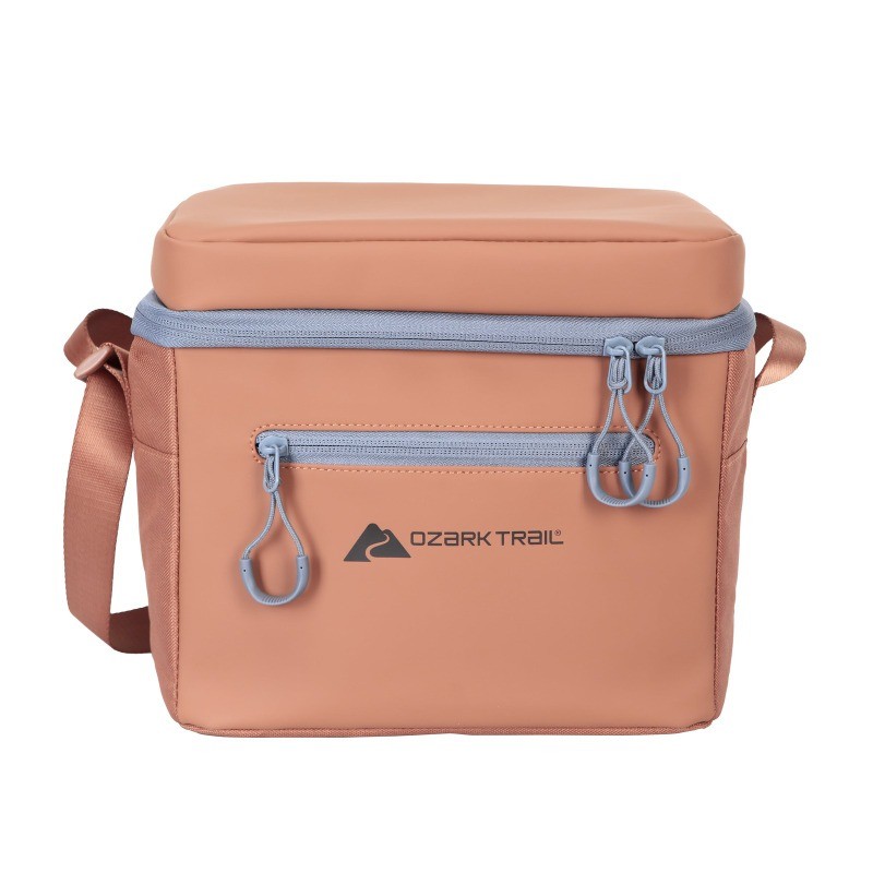 6-Can Soft-Sided Cooler W/ Removable Hard Liner Tan