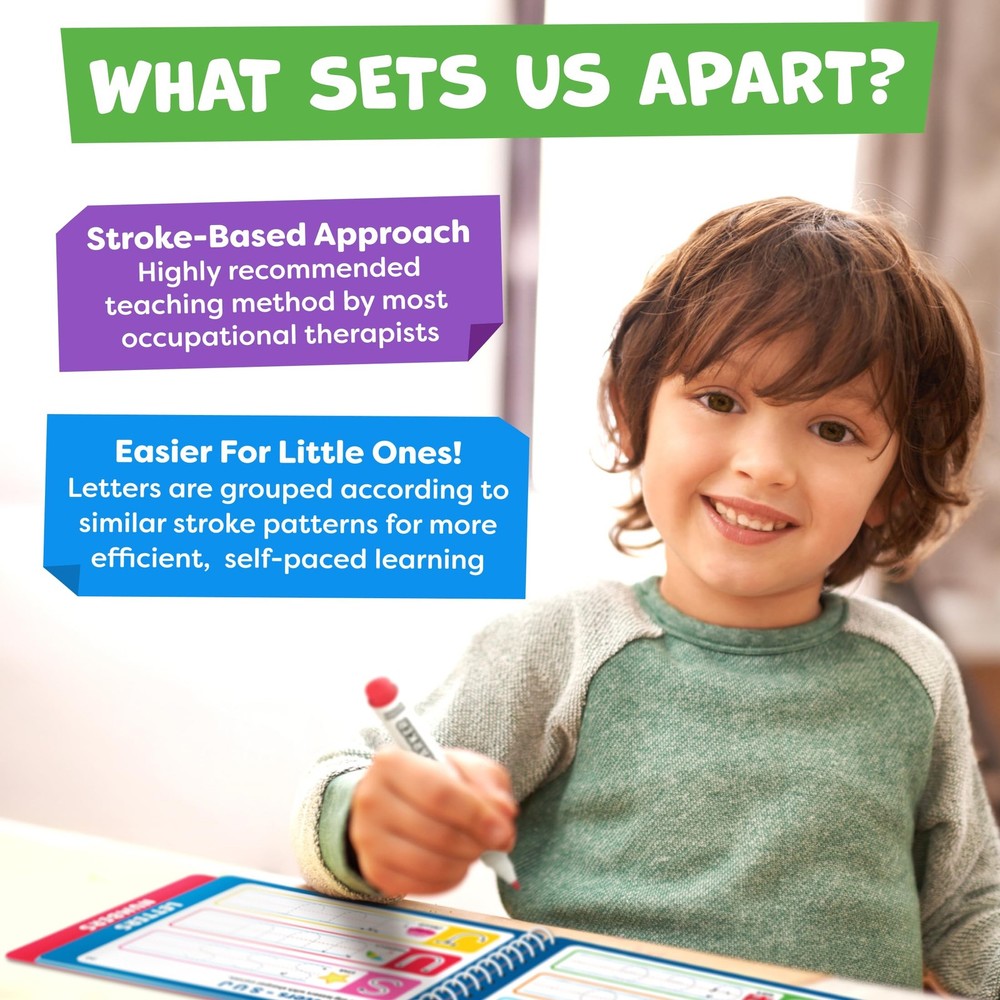 Preschool Learning Activities - Tracing Books for Kids Medium, Multicolor