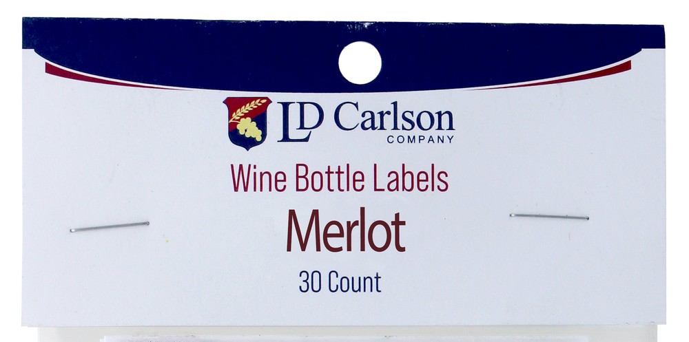 Merlot Wine Labels
