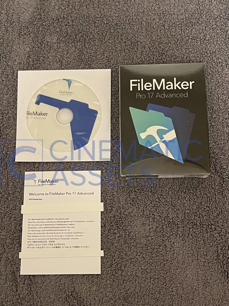 FileMaker Pro 17 Advanced Software for Apple Macintosh & Windows, Free Shipping