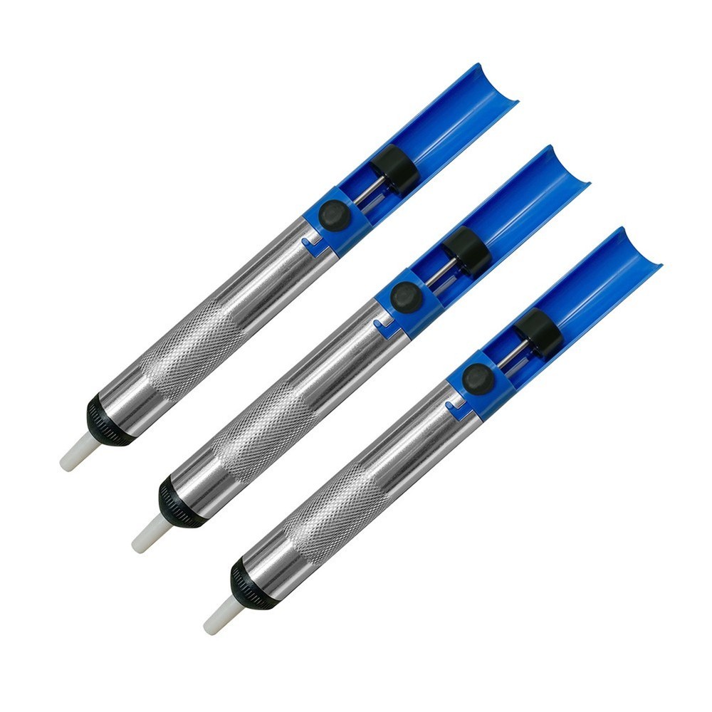 Desoldering Pump 3 Pack for Efficient Solder Removal with Vacuum Pressure