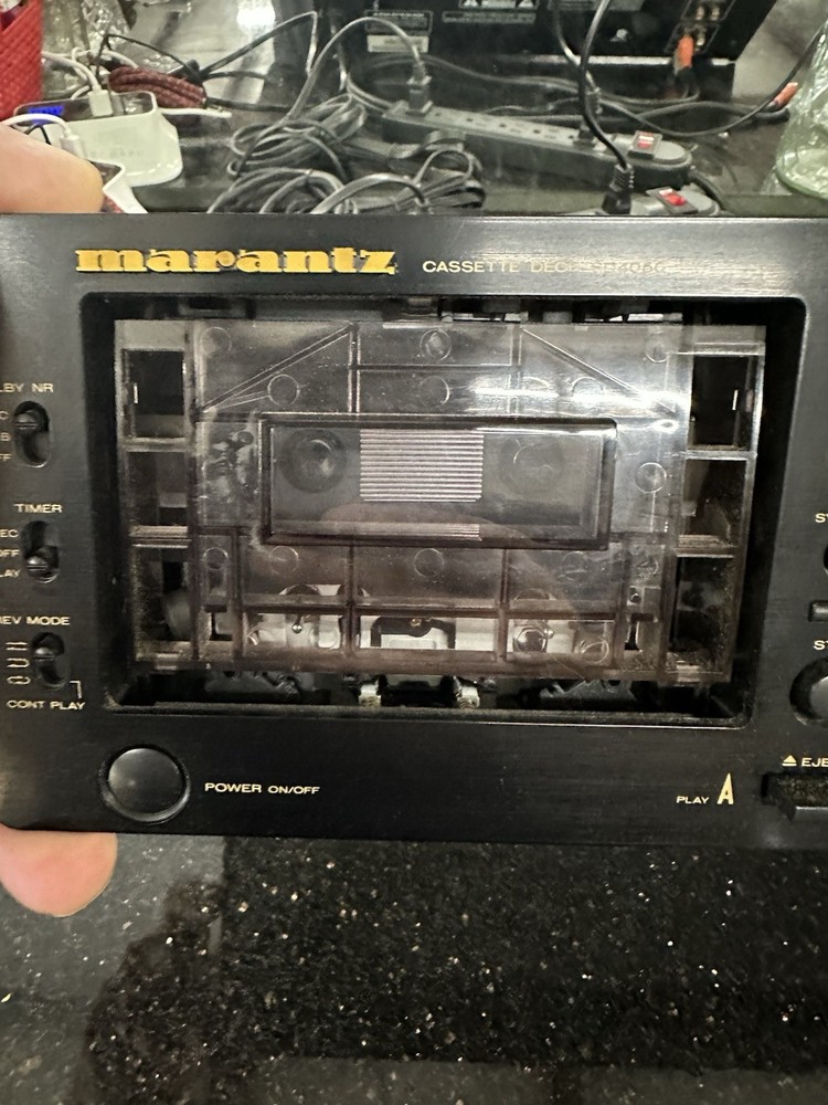 Marantz SD-4050 Double Cassette Deck Stereo Audio, Turns On, Untested