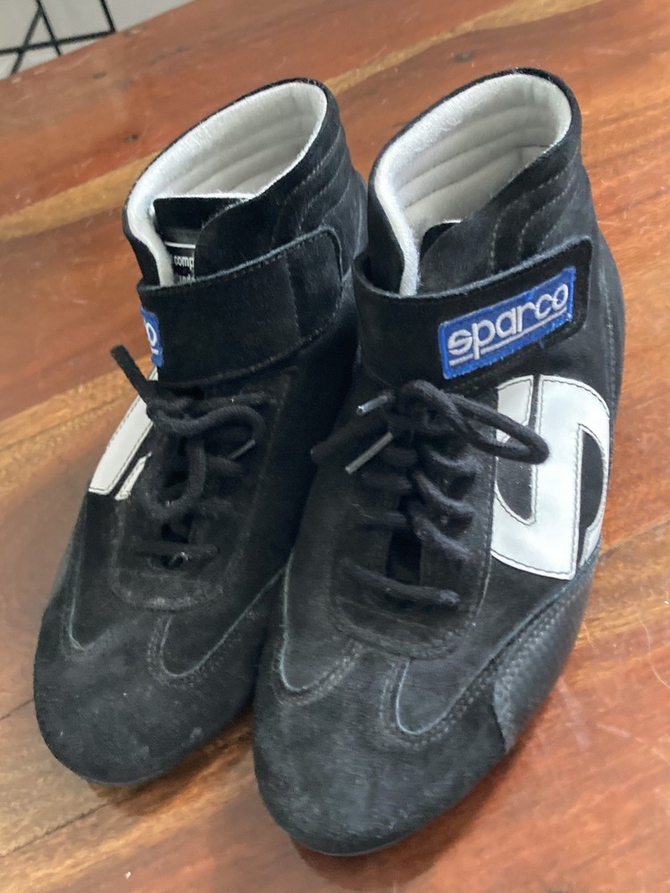 Sparco Racing Shoes Size 10 Black