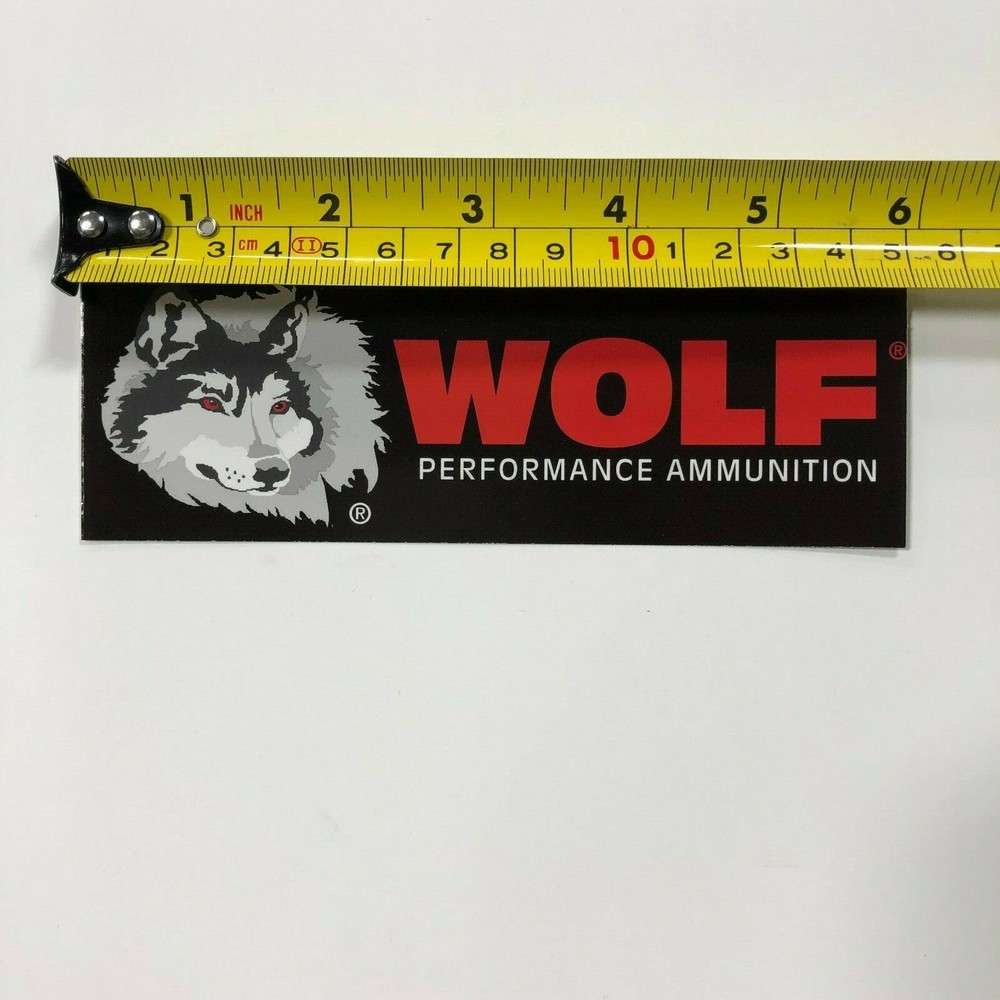 Wolf Performance Ammunition Sticker Decal Shot Show 2022