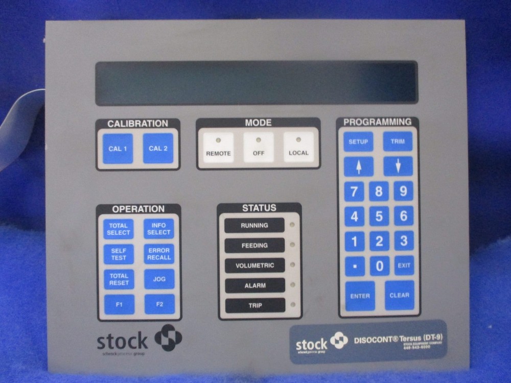 STOCK EQUIPMENT D28753-4 OPERATOR INTERFACE CONTROL DISPLAY PANEL HIM 1 YEAR WAR