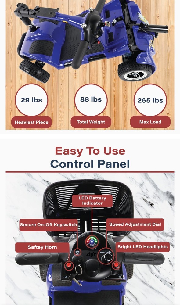 zip r' roo mobility scooter