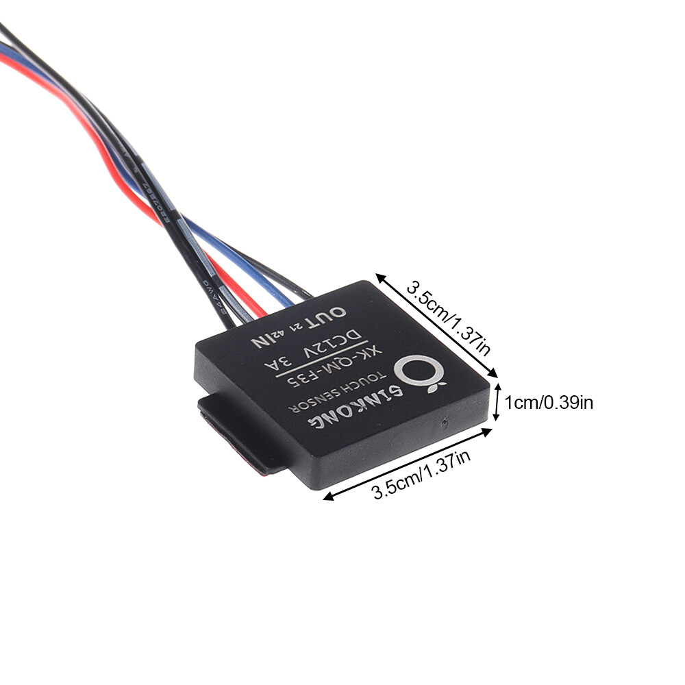 DC 12V 3A 36W Dual Color Temperature Stepless Dimming Touch Sensor Switch DIY