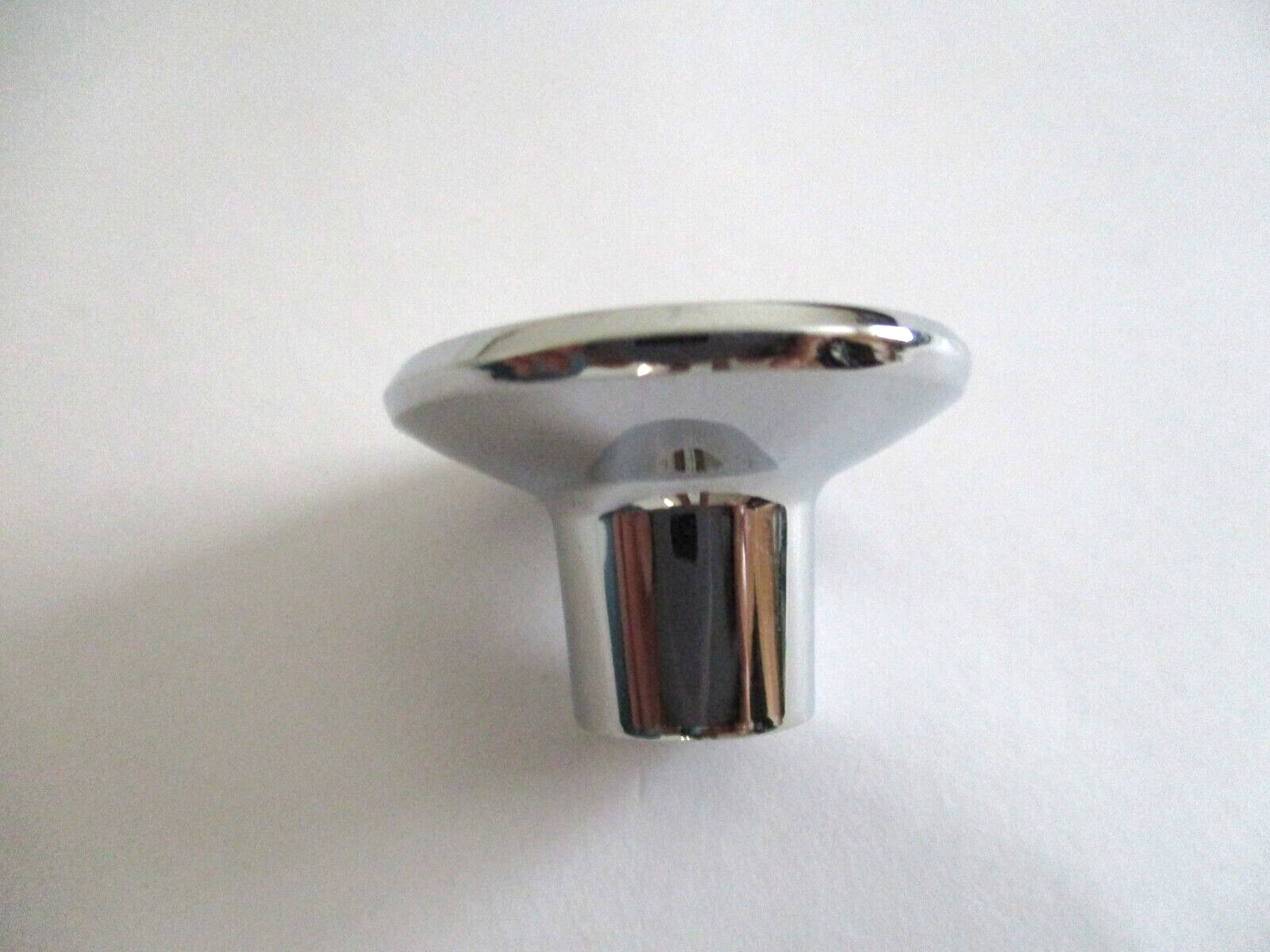 8 New Chrome Round Concave Knob Pull Drawer Cabinet 1”