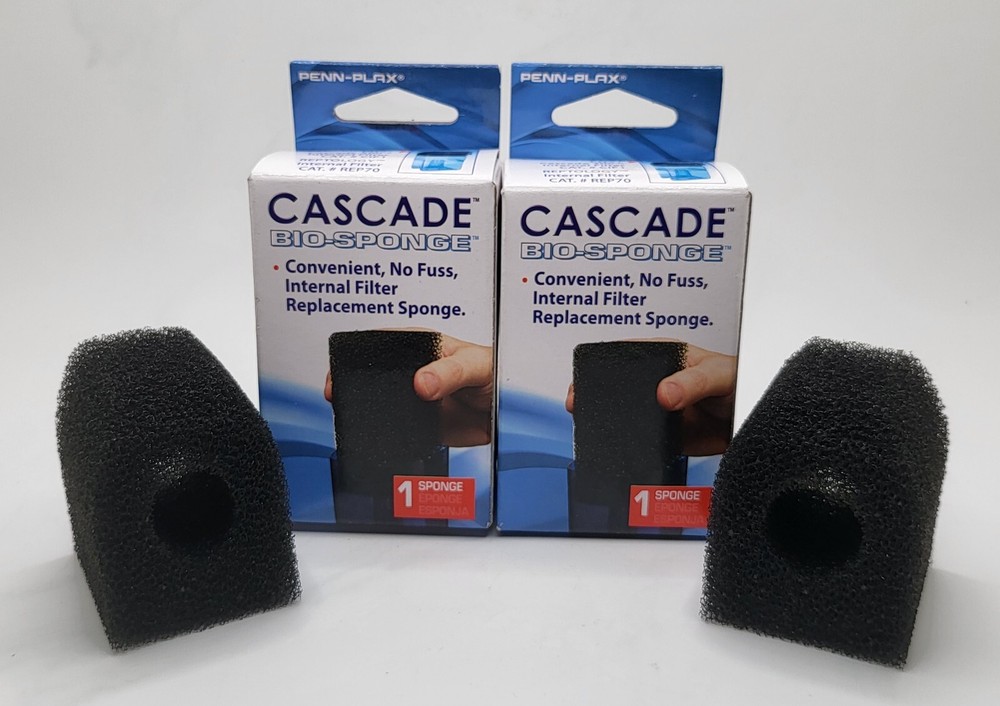 **2 PACK** Penn-Plax Cascade 300 Bio-Sponge Filter Replacement CIF1