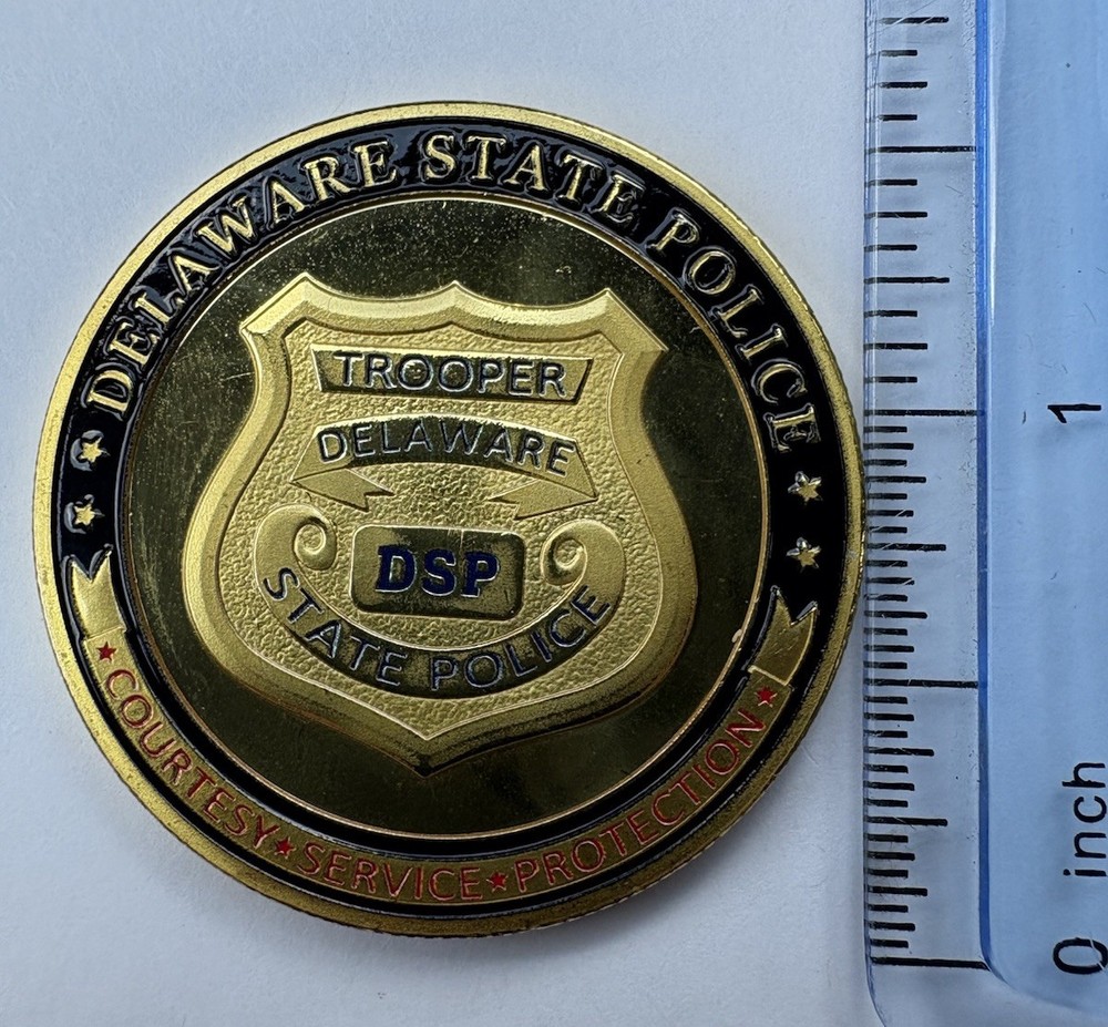Delaware State Police Challenge Coin