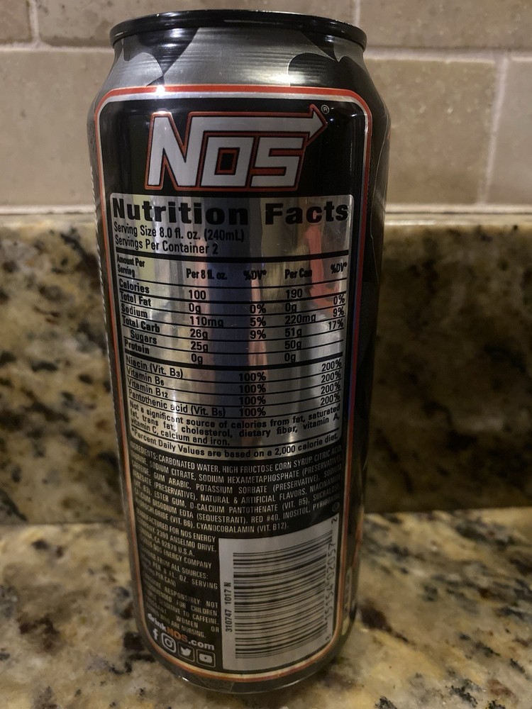 RARE NOS ENERGY DRINK. Rowdy Kyle Busch. #18 (EMPTY)