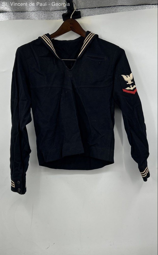 Ww2 U.s. Navy Aviation Storekeeper Rate 2nd Class Uniform Jumper Size Small 40s