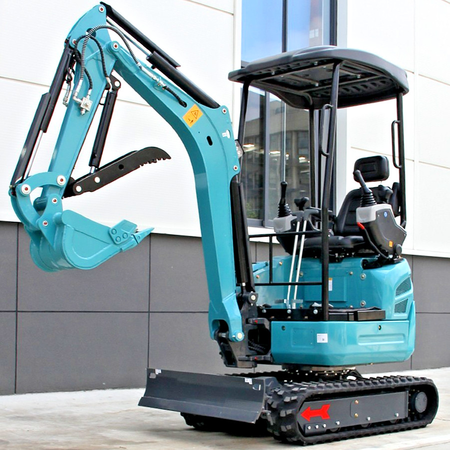 2.5Ton Mini Excavator Side Swing Digger with Kubota D902 Engine Extendable Track