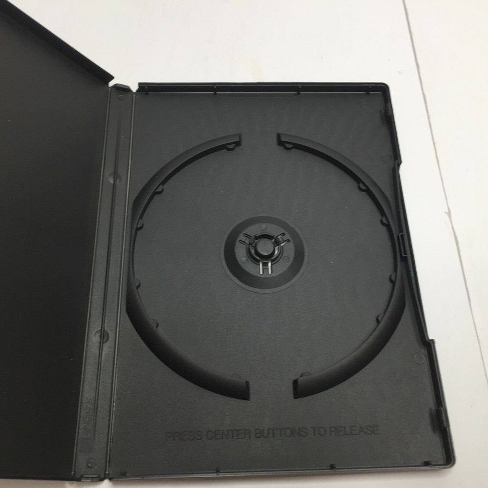 DVD Shell Cases Blank Black Empty Storage Organize Replacement Set Of 9