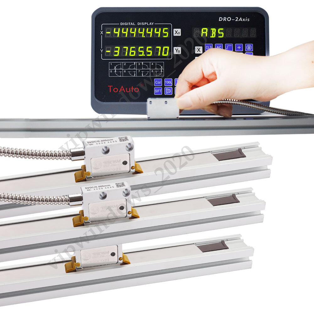 Digital Readout 100mm-6000mm Read Head 5um Magnet Linear Scale CNC Milling