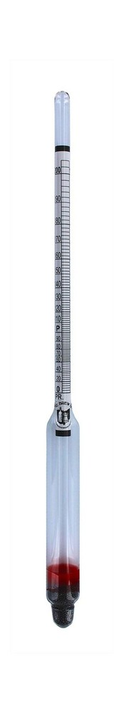 Hydrometer - Alcohol, 0-200 Proof and Tralle 1