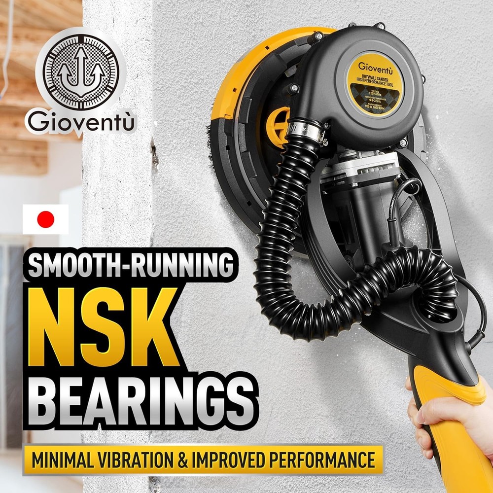 Electric Drywall Sander 750W Dustless Popcorn Ceiling