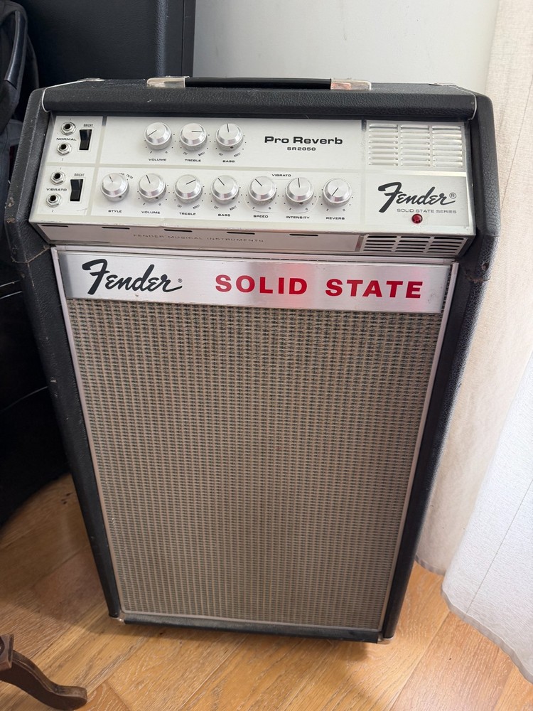 1968 Fender Pro Reverb Solid State Amp- Just serviced.