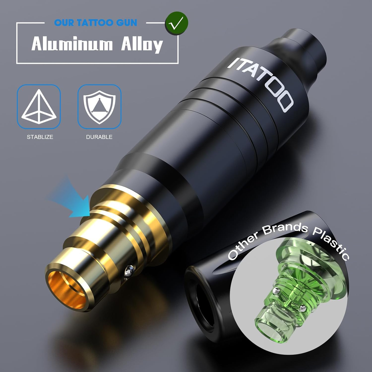 Cartridge Tattoo Machine Kit WTK164 - Pen Power Supply Ink Beginner Set