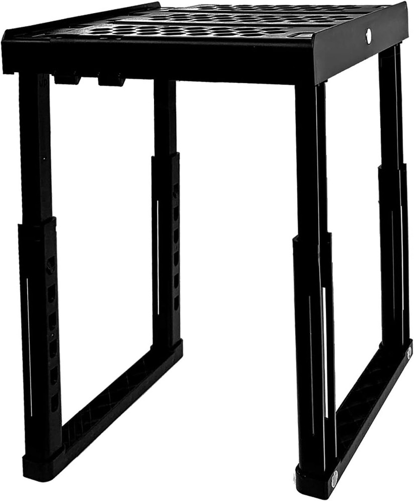 Locker Organizer Shelf， Adjustable Width and Height, Stackable, Ideal Locker She