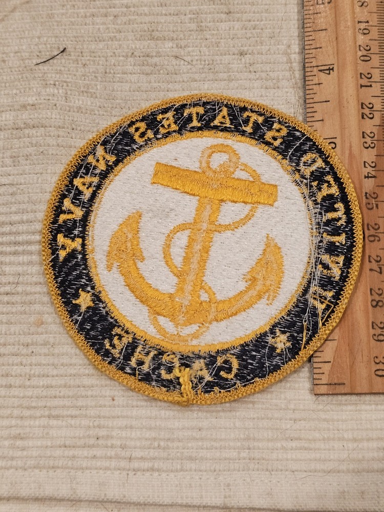 1960s 70s Navy Vietnam Cold War Era Cache Service Command Patch L@@K!!!