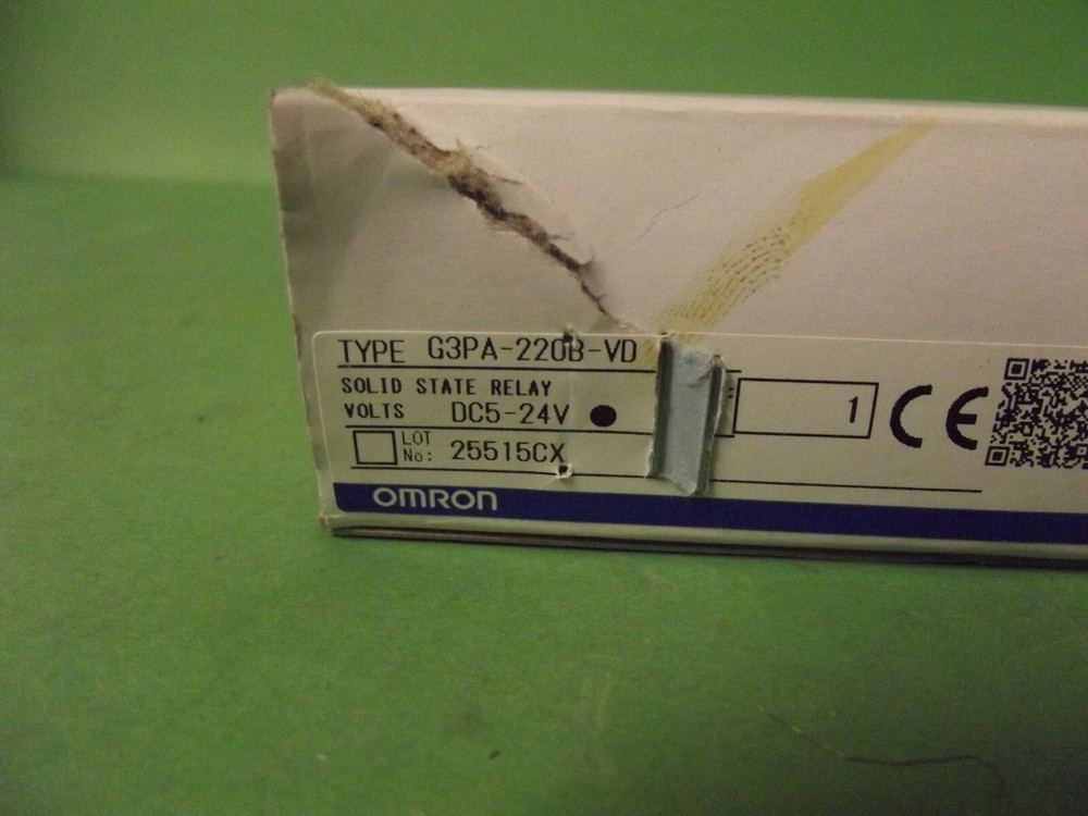 OMRON G3PA-220B-VD SOLID STATE RELAY DC 5 - 24V 20A