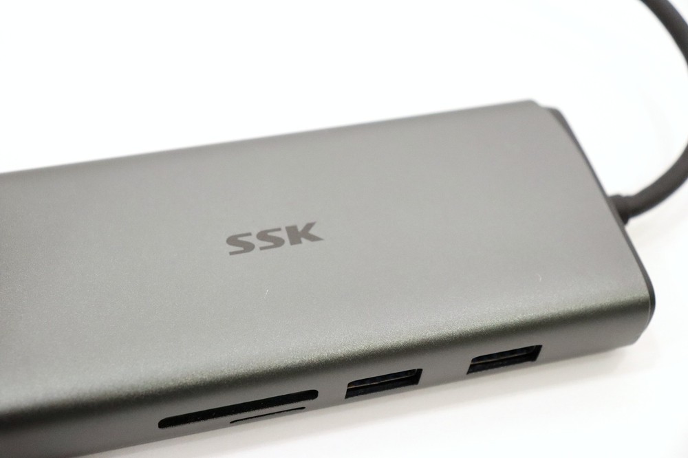 SSK 11-in-1 Type-C Multi-Function Docking Station SC200 (Silver) Refurbished