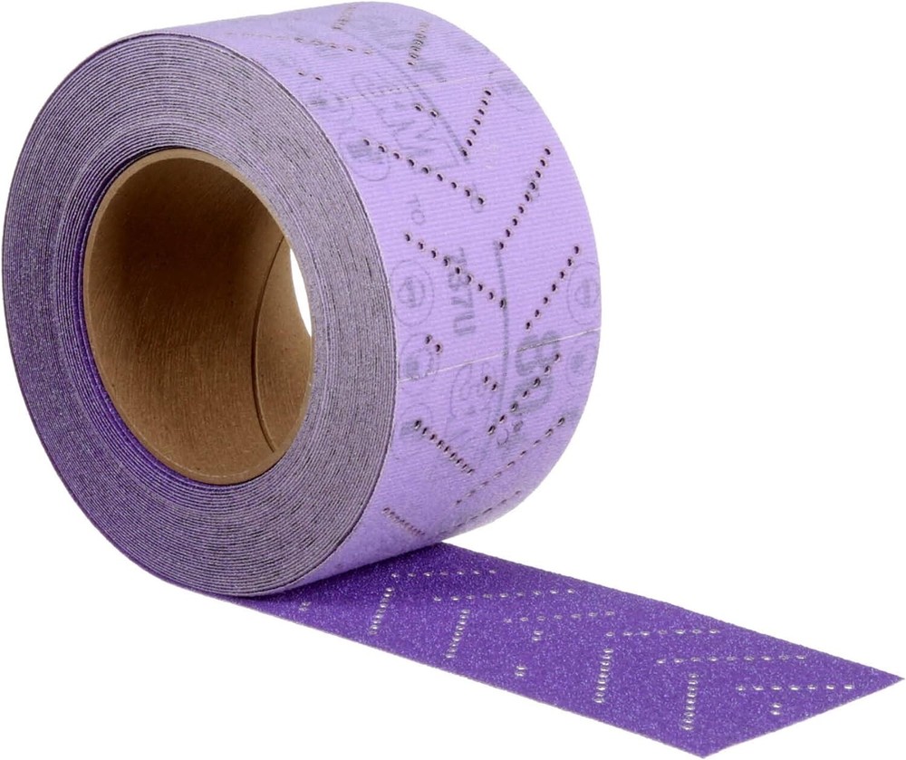 3M (34449) Cubitron II Hookit Hook & Loop Clean Sandpaper Sheet Roll, 320 Grit