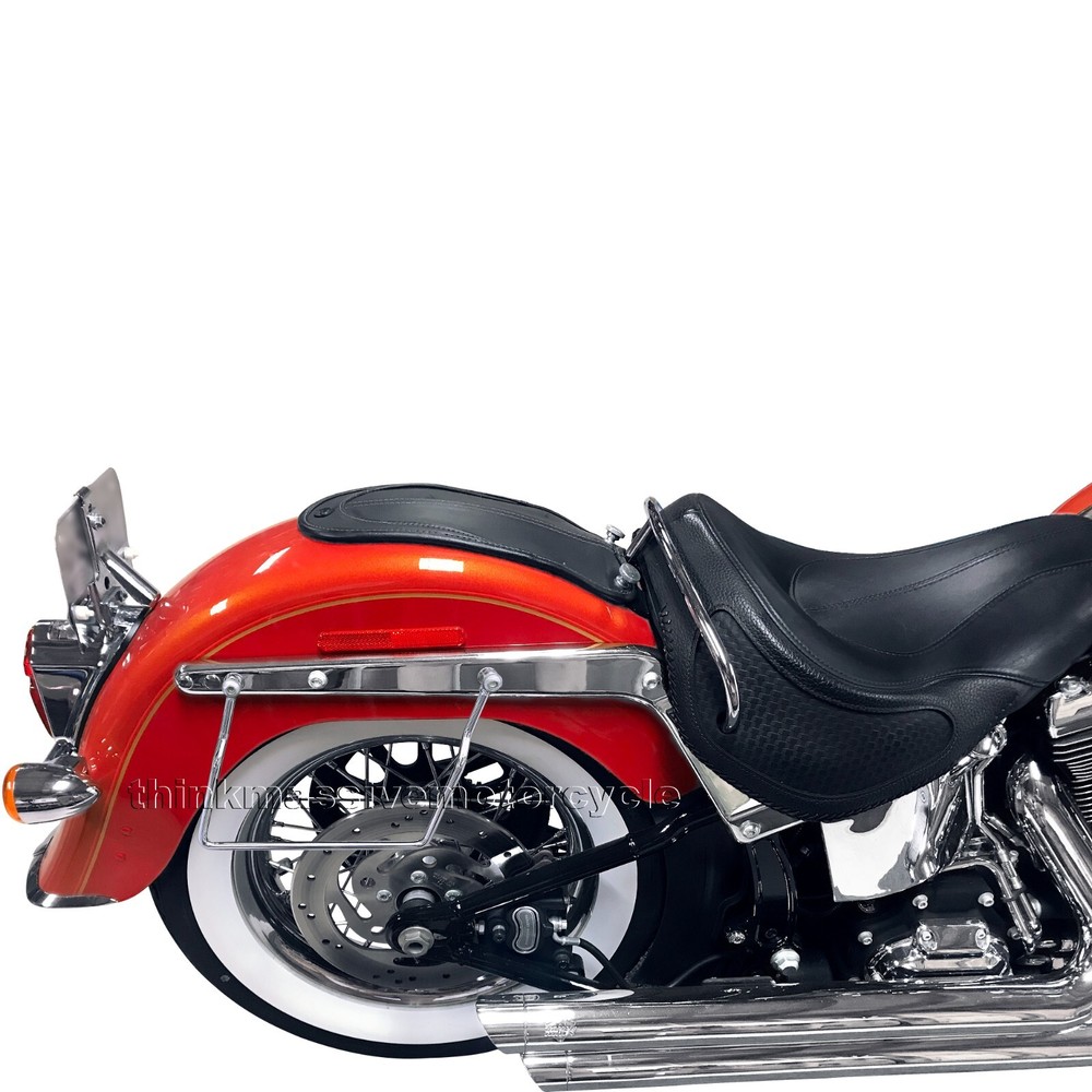 Saddle Bag Saddlebag Support Brackets Bars for 1984-up Harley Davidson Softail